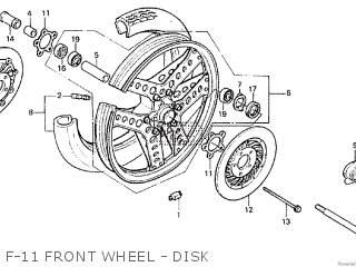 TIRE ASSY,FR.(BS) For CB1100F 1983 (D) ITALY - Order At CMSNL