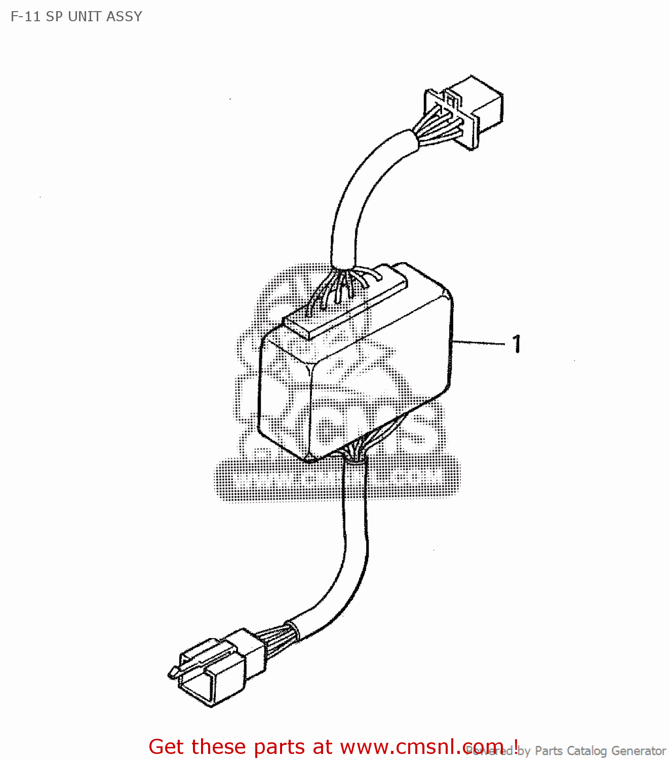 UNIT ASSY,SP for VFR400R NC30 1992 SS HRC JAPAN - order at CMSNL