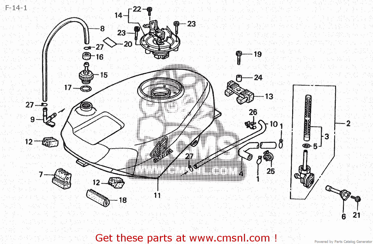 17511KV3700 Grommet,fuel Tank Honda buy the 17511KV3700 at CMSNL