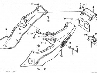JOINT,SIDE COWL for CBR250R 1989 (K) JAPAN MC19-105 - order