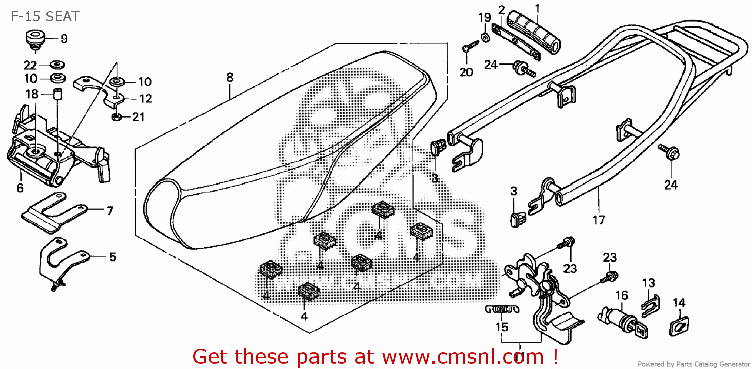 Honda COLLAR,SEAT MOUNT 90324GN5730 Honda COLLAR,SEAT MOUNT 90324GN5730