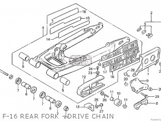 Gf Swingarm Assy Rr Honda Buy The Gf At Cmsnl