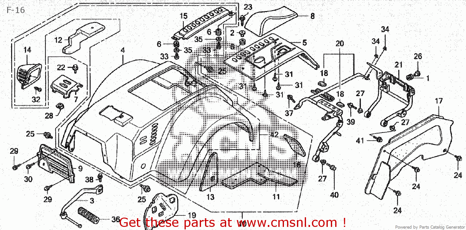 Honda FENDER COMP*R134* 80105GAGJ51ZB Honda FENDER COMP*R134* 80105GAGJ51ZB