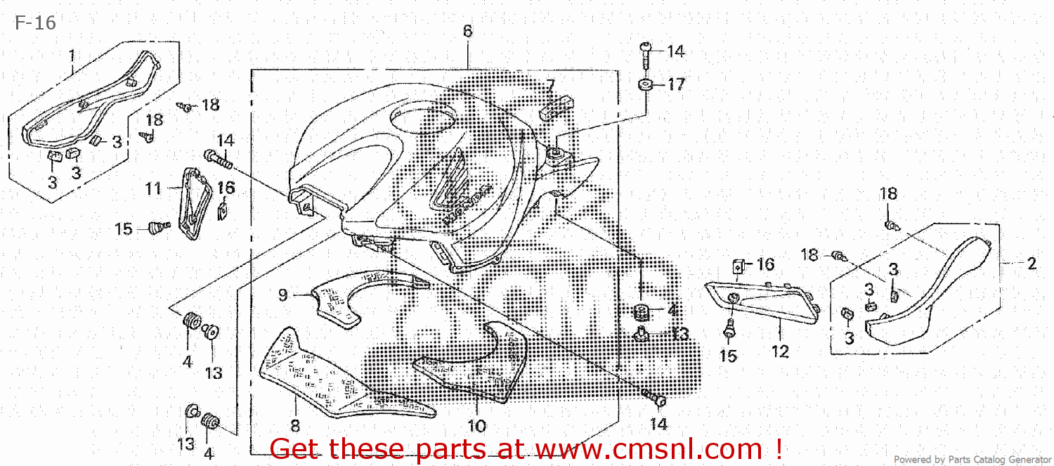 Honda SET ILLUST*TYPE3* 83150MELA20ZB Honda SET ILLUST*TYPE3* 83150MELA20ZB