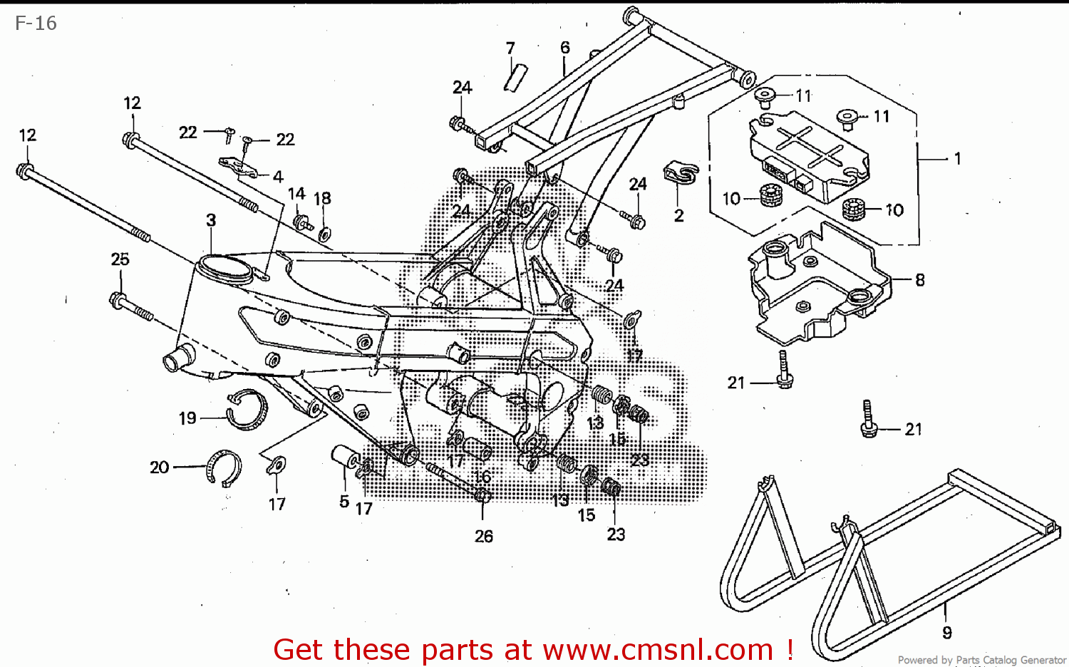 50100NX5790 Frame Body Comp Honda buy the 50100NX5790 at CMSNL