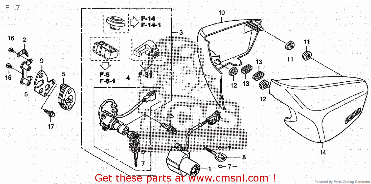 Honda SET ILLUS*PB215C* 83510MEG000YA Honda SET ILLUS*PB215C* 83510MEG000YA