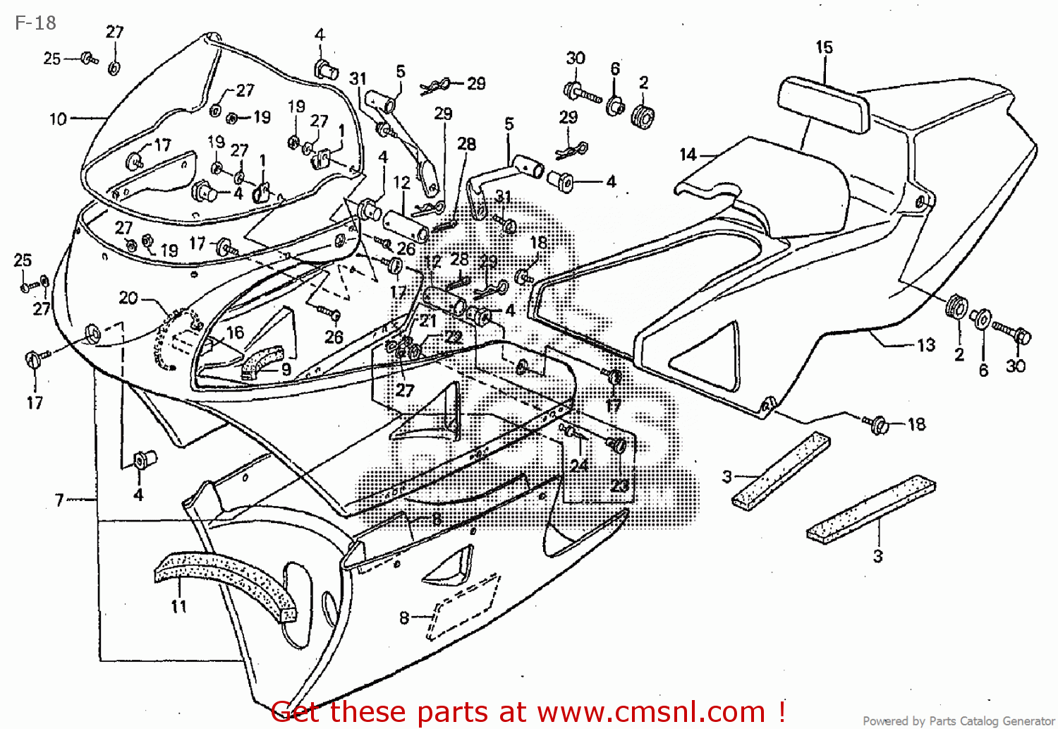 77220NF2310 Cush,seat Cowl Honda buy the 77220NF2310 at CMSNL