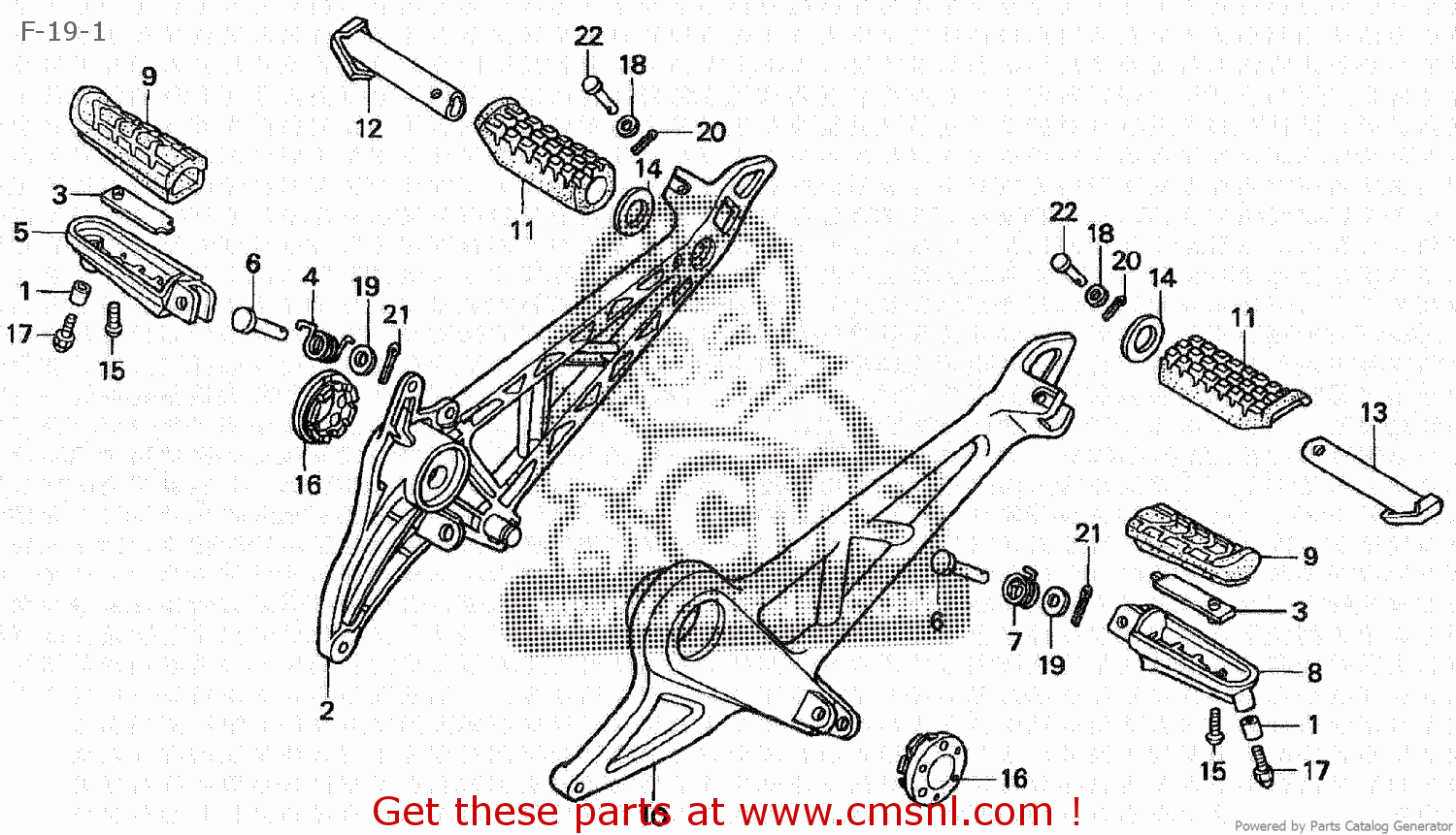 Honda HOLDER,R.STE*NH1* 50600KFK000ZB Honda HOLDER,R.STE*NH1* 50600KFK000ZB