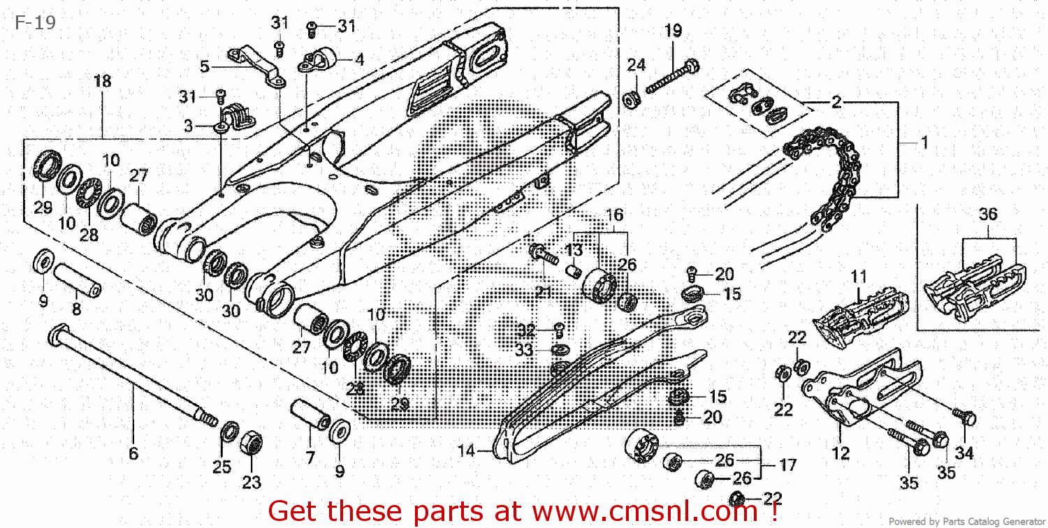 Honda CHAIN,DRIVE RK520 40530MENA32 Honda CHAIN,DRIVE RK520 40530MENA32