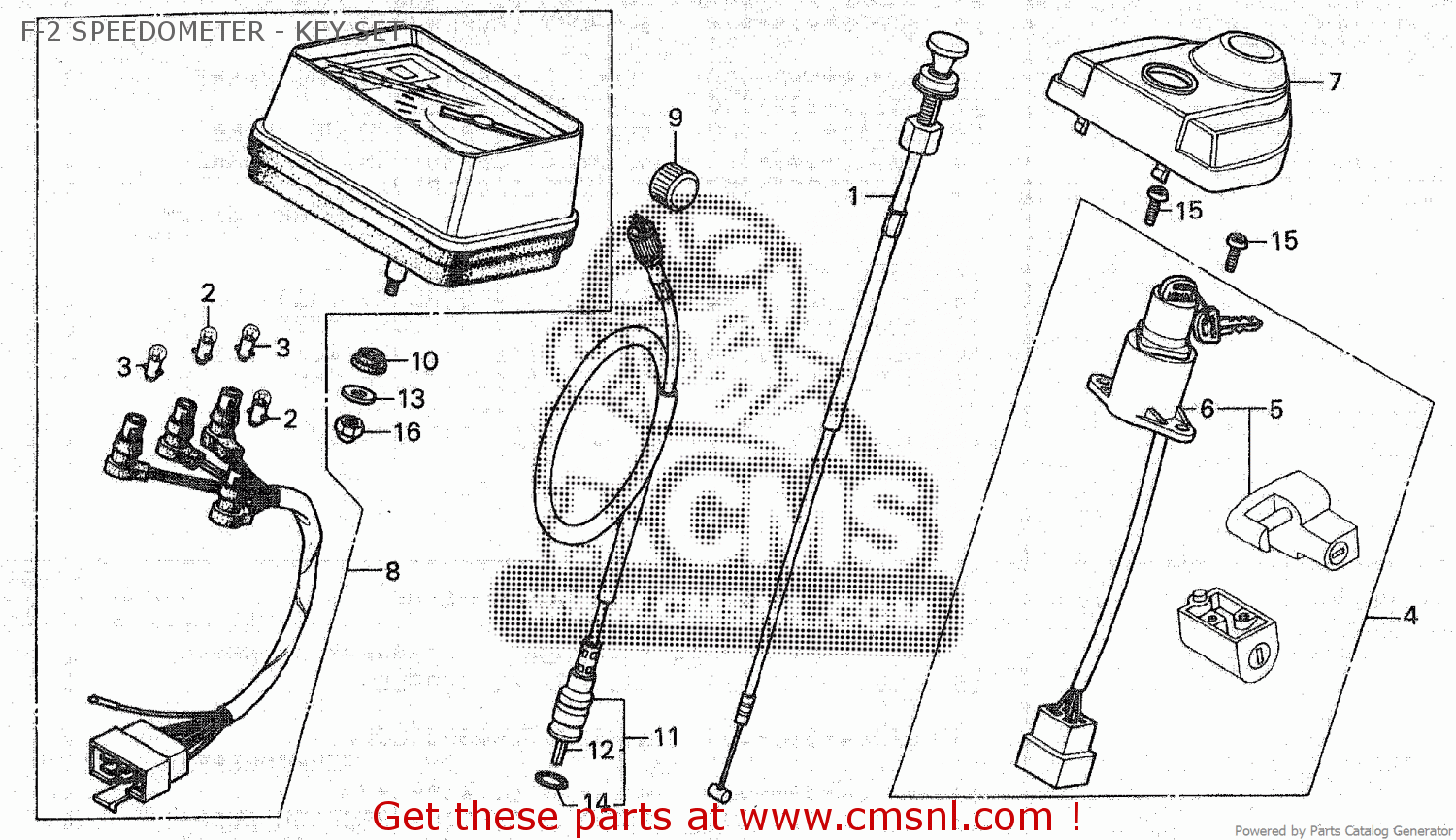 Honda CABLE COMP.,CHOKE 17950419700