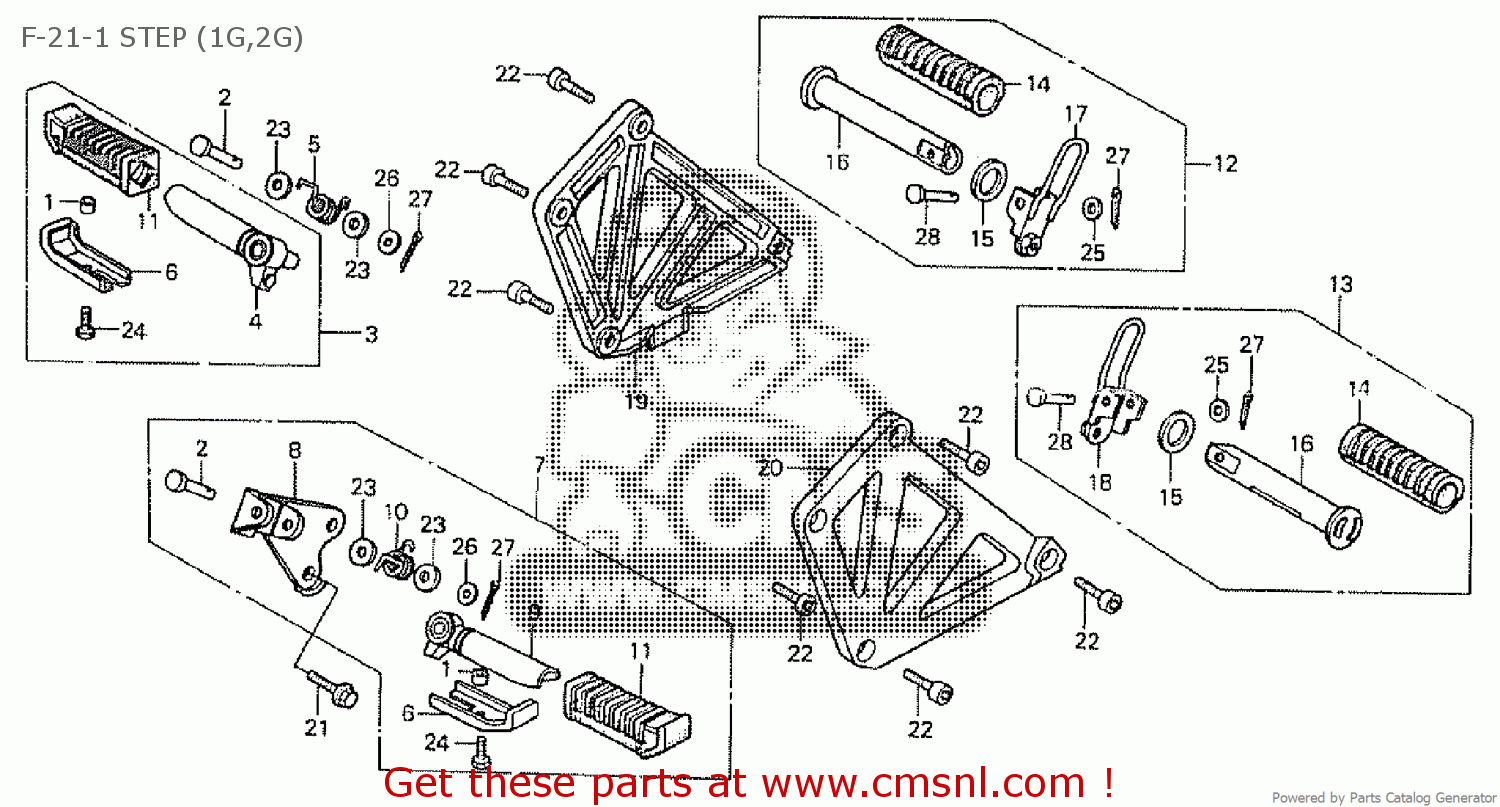 Honda STEP COMP,L 50642MG7610 Honda STEP COMP,L 50642MG7610