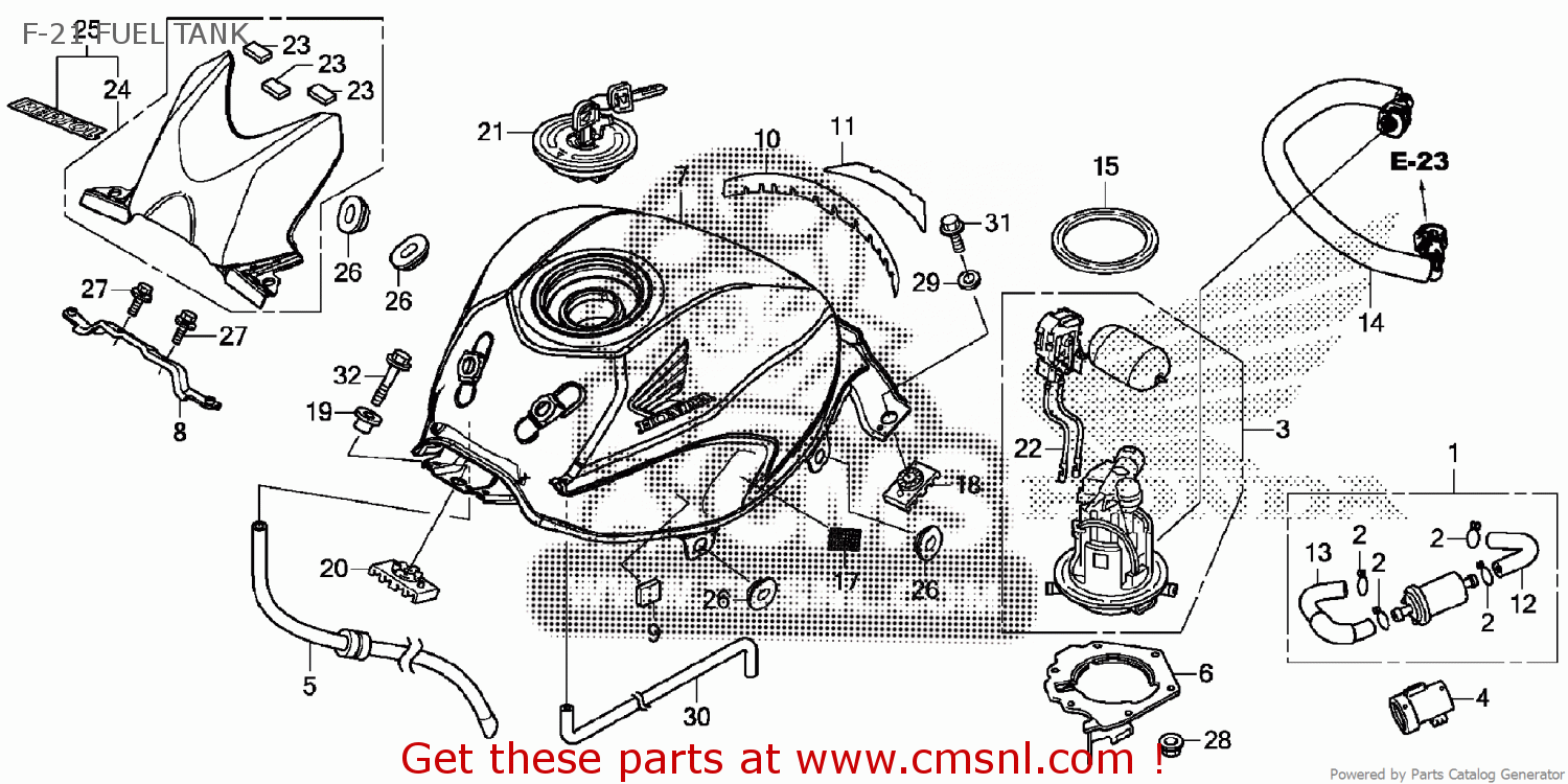17615K33D00 Cush A,fuel Tank Honda buy the 17615K33D00 at CMSNL