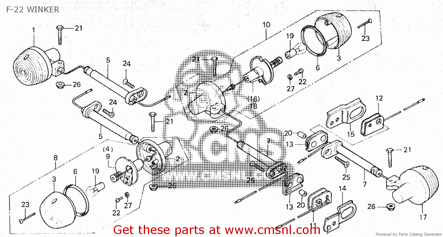 Honda WINKERASSY.,R.RR. 33600436670 Honda WINKERASSY.,R.RR. 33600436670