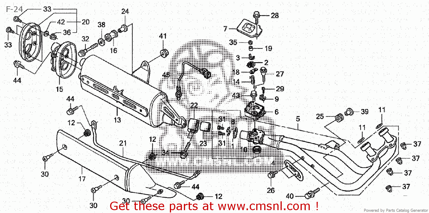 Honda COVER ASSY,MUFFLE 18319MCT940 Honda COVER ASSY,MUFFLE 18319MCT940