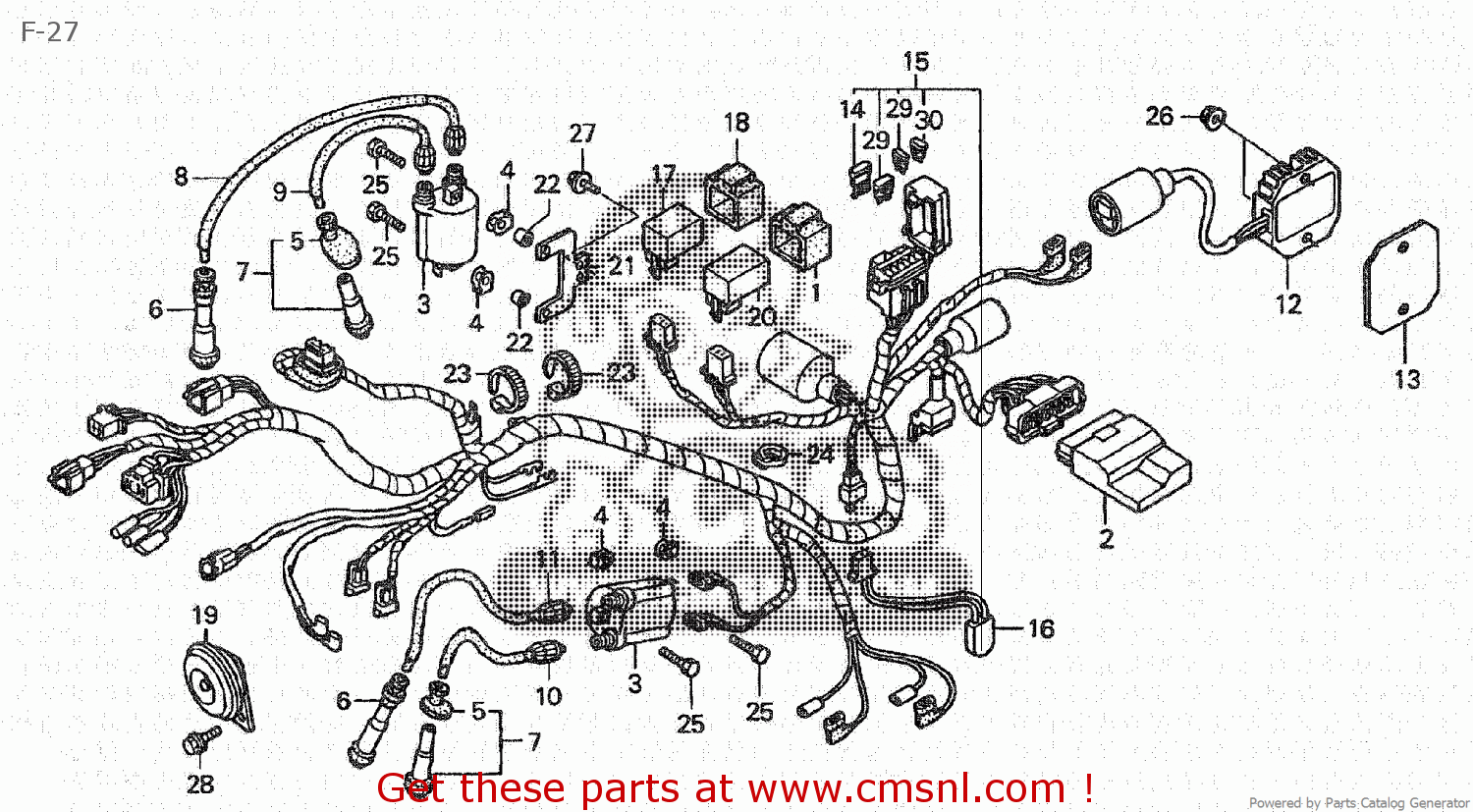 30410MCRJ01: Unit Assy,spark Honda - buy the 30410-MCR-J01 at CMSNL