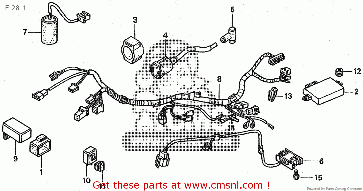 32100KAE870 Harness,wire Honda buy the 32100KAE870 at CMSNL