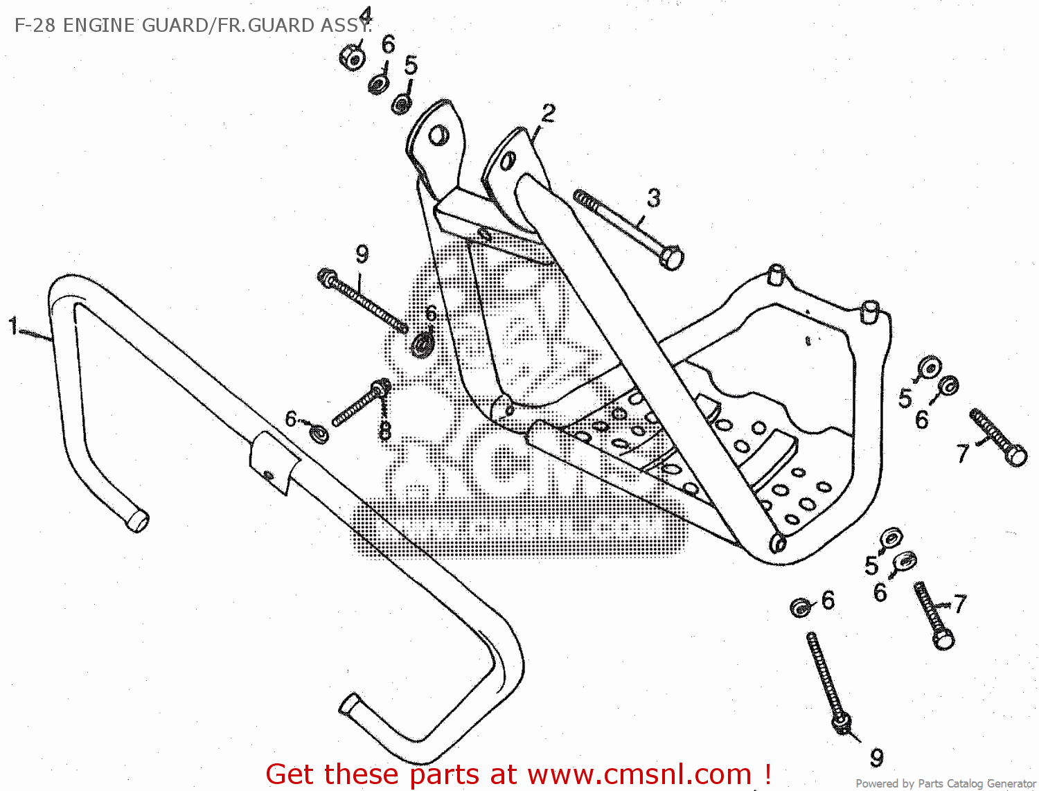 50807P11910 Guard Engine Sub. Assy. Honda buy the 50807P11910 at CMSNL