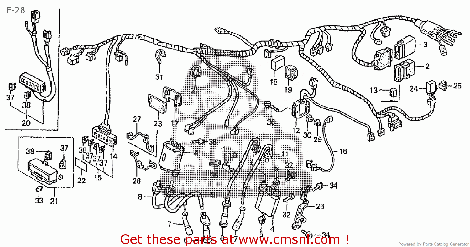 Honda CORD 1,HIGH TENTI 30751MN8700 Honda CORD 1,HIGH TENTI 30751MN8700