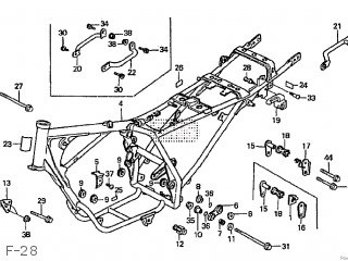 BODY,FRAME *NH-1* for GB250 CLUBMAN 1984 (E) JAPAN MV10-101 - order at CMSNL