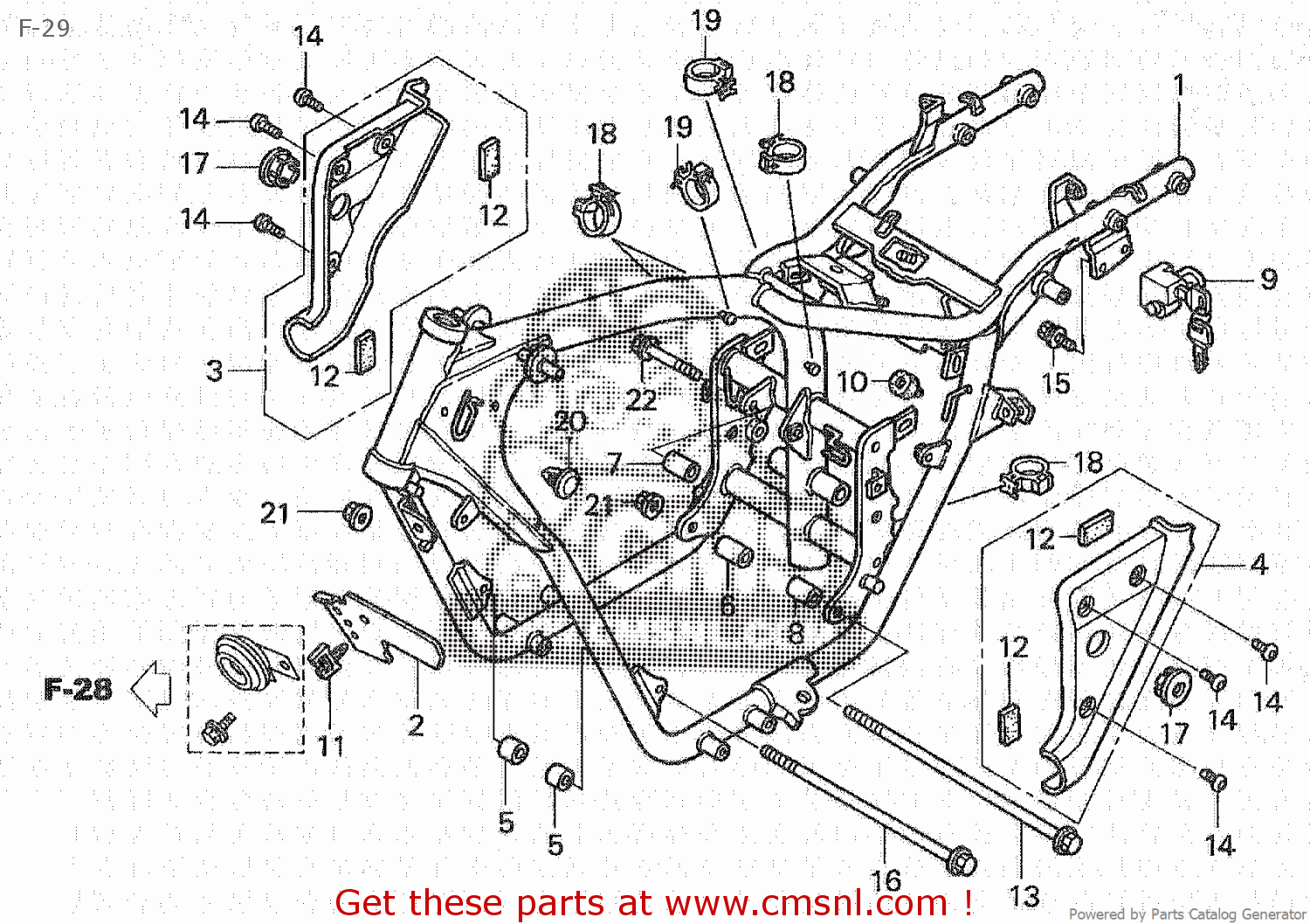 Cover R P Nh353m For Vt250c Magna 1994 R Japan Mc29 100 Order At Cmsnl