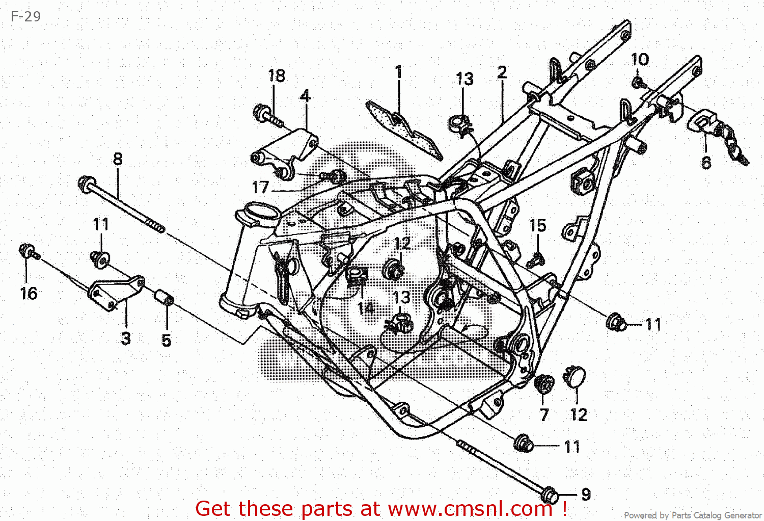 91544SD4003: Clip Cover,5mm Honda - buy the 91544-SD4-003 at CMSNL