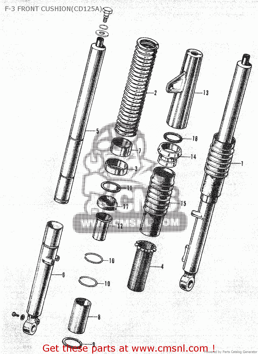 51611028306: Boot,front Fork Honda - buy the 51611-028-306 at CMSNL