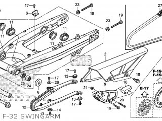 Kzz Swingarm Sub Assy Honda Buy The Kzz At Cmsnl