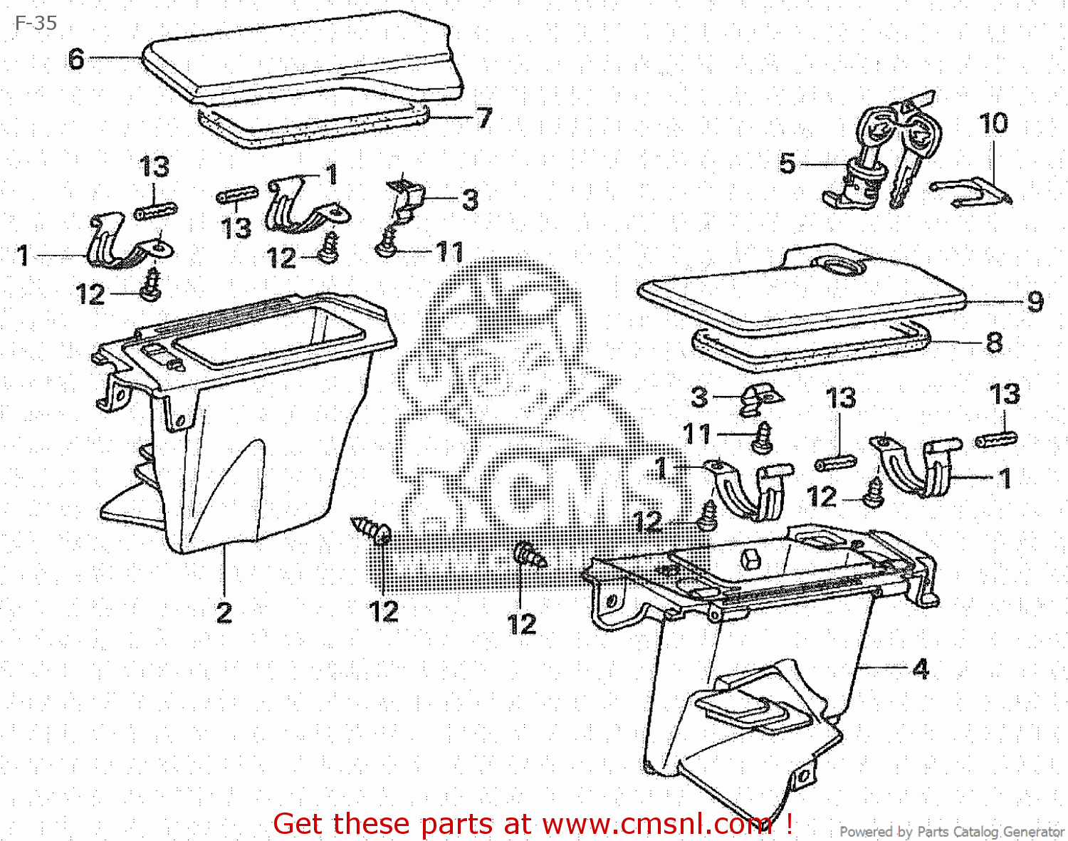 Honda SEAL,L POCKET 64278MCE790 Honda SEAL,L POCKET 64278MCE790