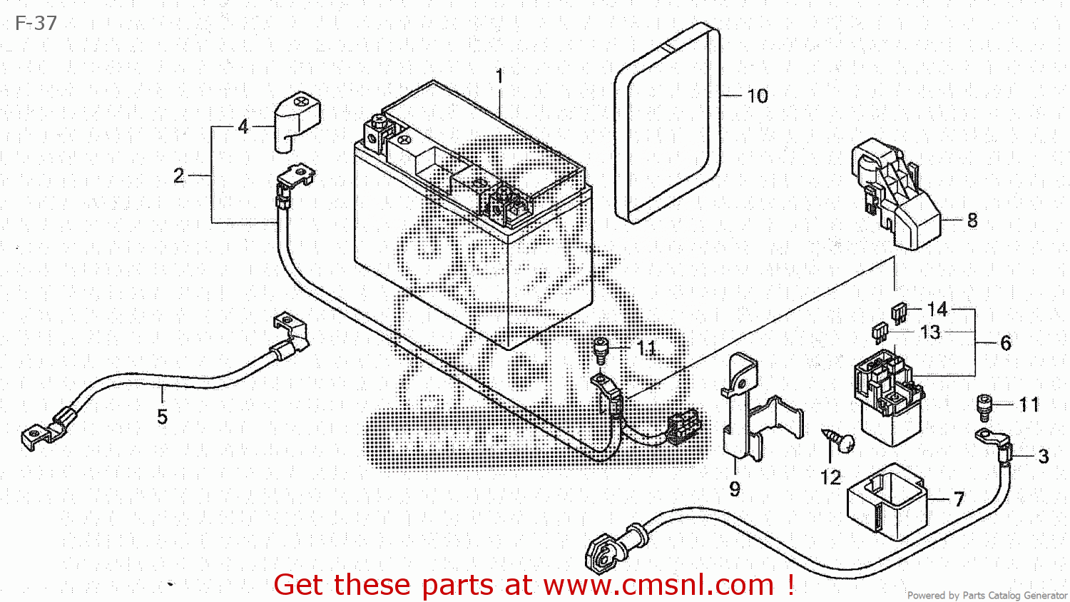 Honda STAY,ST-MAG 35865MGC000 Honda STAY,ST-MAG 35865MGC000