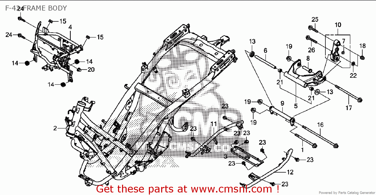 Honda COLLAR,ENG PIVOT 50354K04930 Honda COLLAR,ENG PIVOT 50354K04930