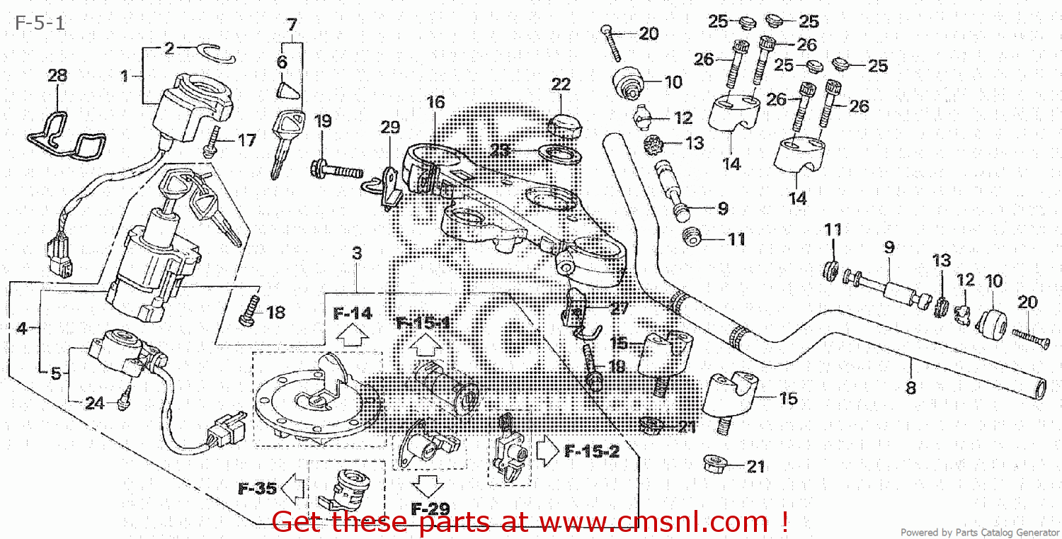 Honda SWITCH ASSY,COMB& 35100MCEH50