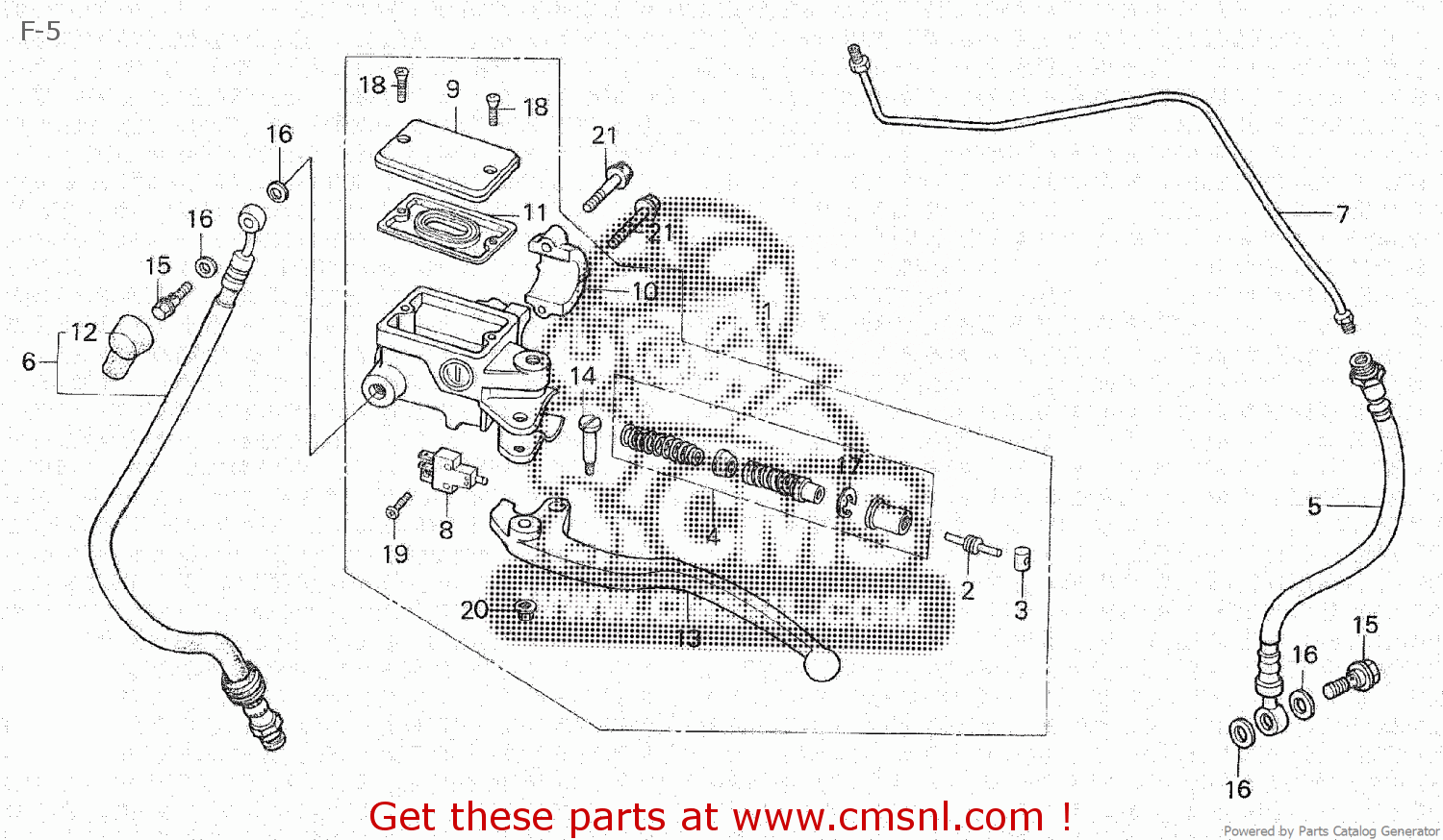 SW ASSY CLUTCH for GL1500C VALKYRIE 2002 (2) CANADA / KMH order at CMSNL