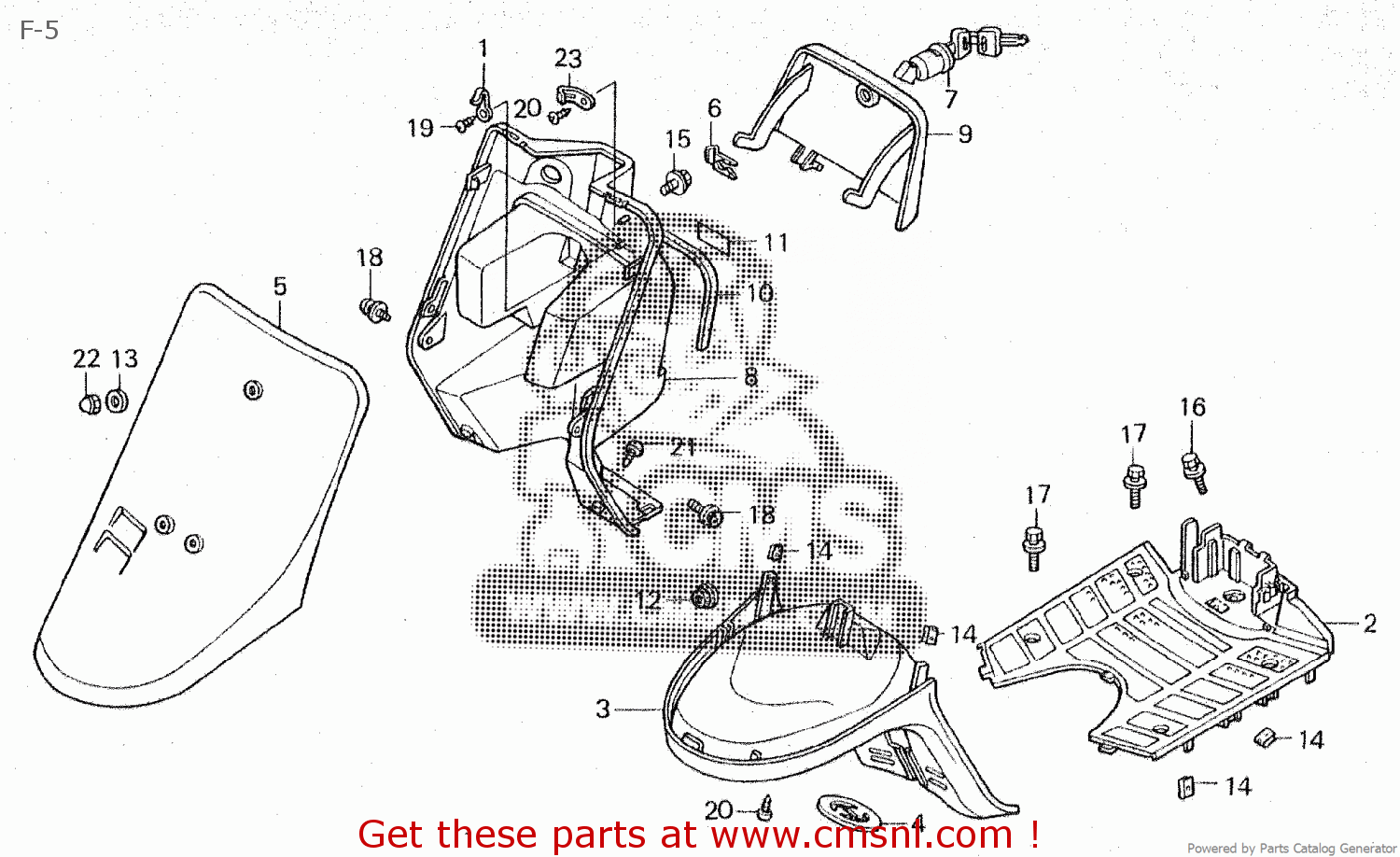 61100GS7000ZD: Fender,fr.*y-118* Honda - buy the 61100-GS7-000ZD at CMSNL