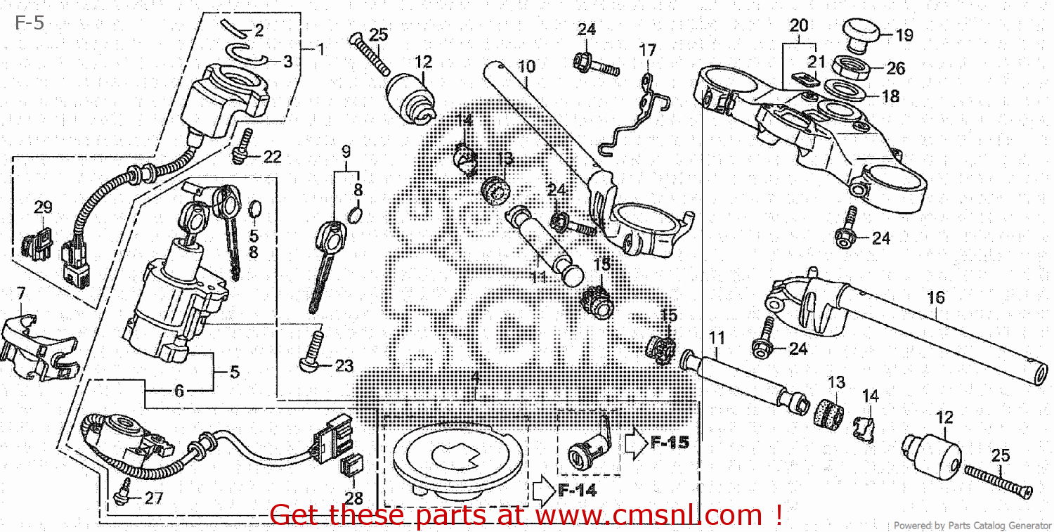 Honda BASE COMP,CONTACT 35101MFJA51