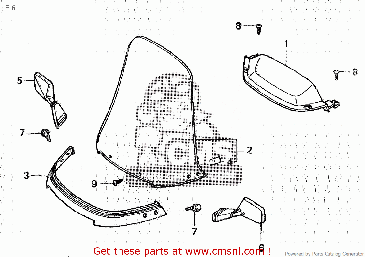 64100KS4940 Windscreen Honda buy the 64100KS4940 at CMSNL