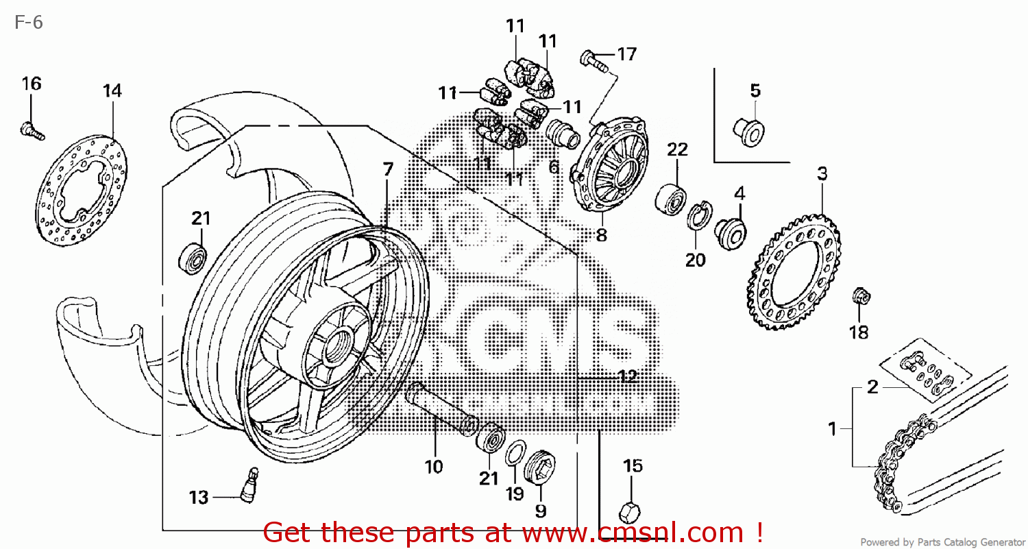 Honda COLLAR,DRIVEN FLANGE 42312NL6000 Honda COLLAR,DRIVEN FLANGE 42312NL6000