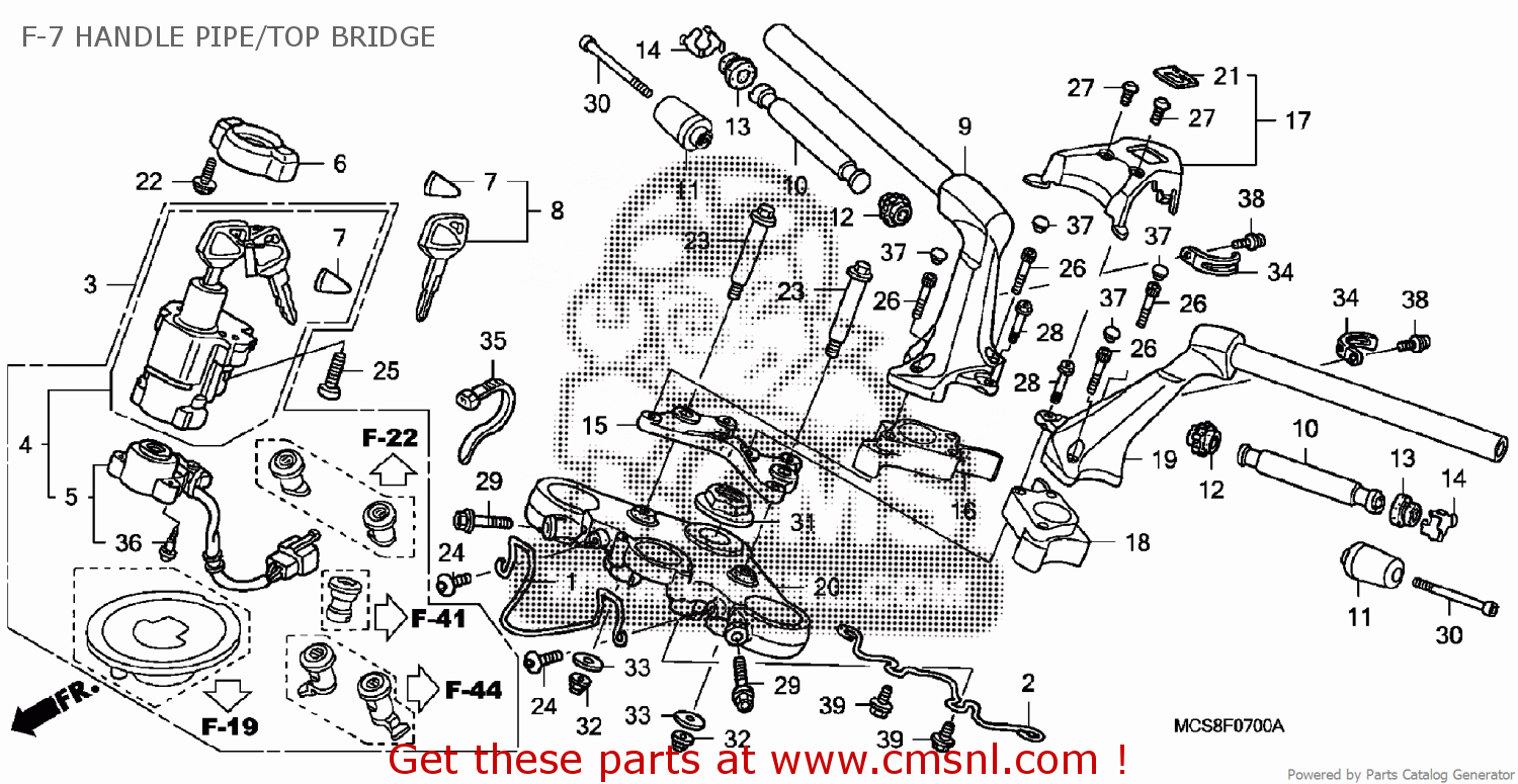 Honda BOLT,FLANGE 8X43 90137MCSA30 Honda BOLT,FLANGE 8X43 90137MCSA30