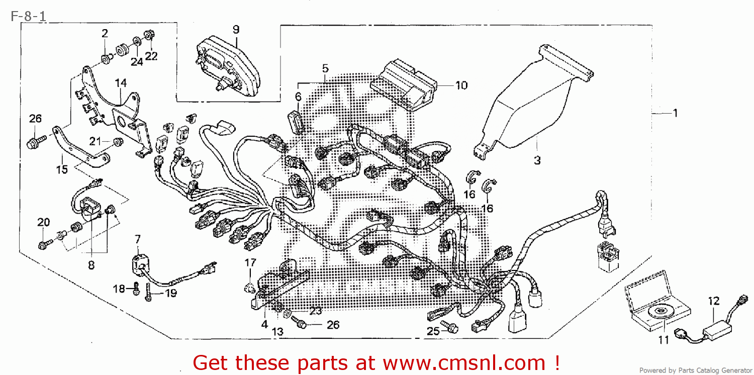 38770NL3760: Unit Assy., Pgm-fi/ign Honda - buy the 38770-NL3-760 at CMSNL