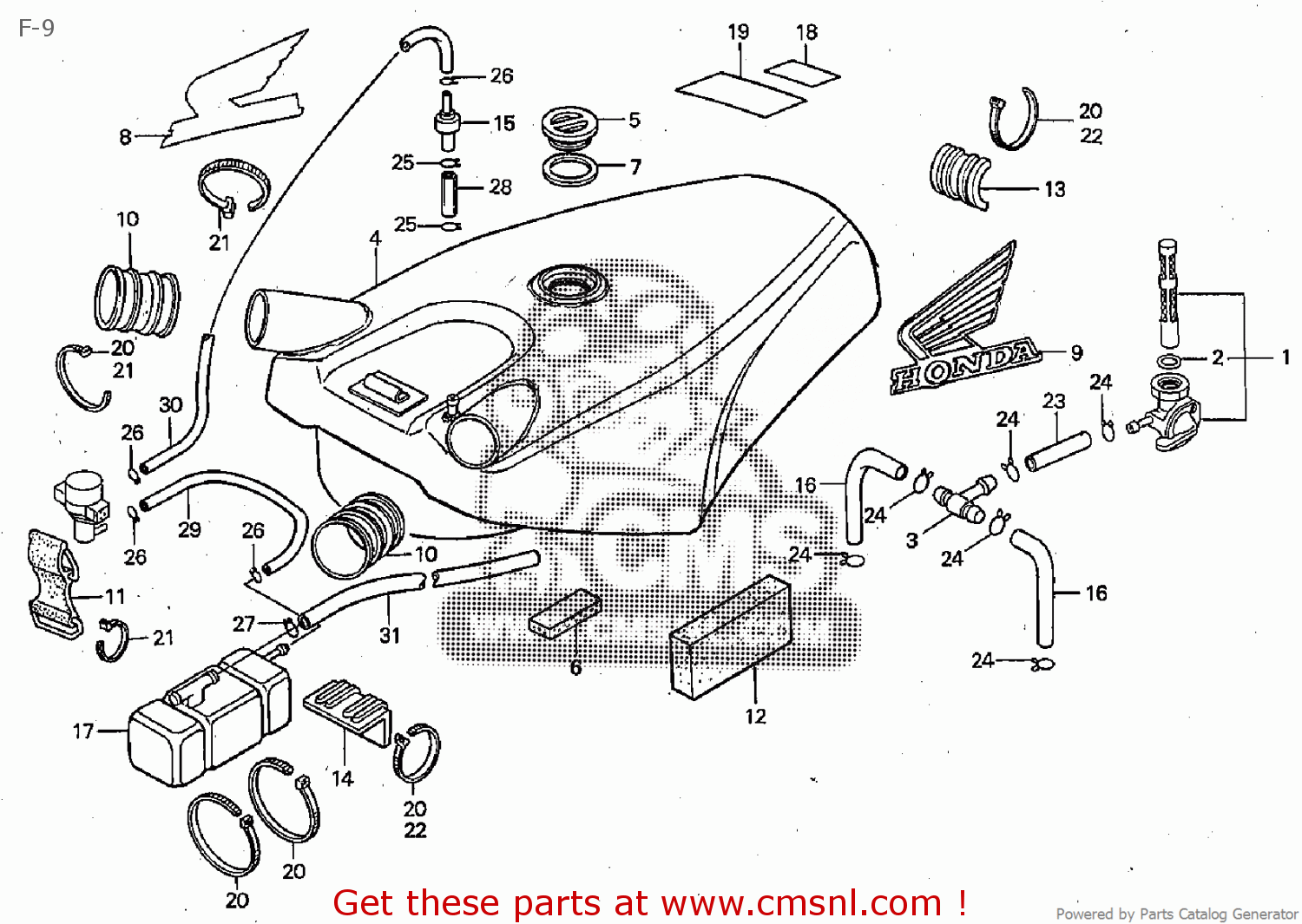 17520NX5770: Tube,conn Honda - buy the 17520-NX5-770 at CMSNL