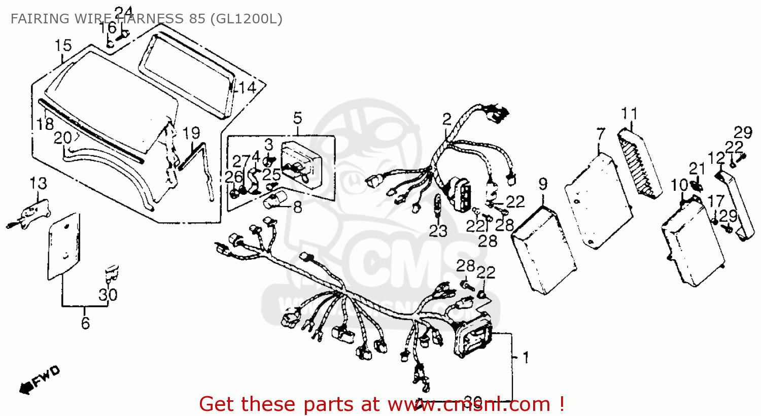 38240MG9950: Fuse Assy., Spare Honda - buy the 38240-MG9-950 at CMSNL