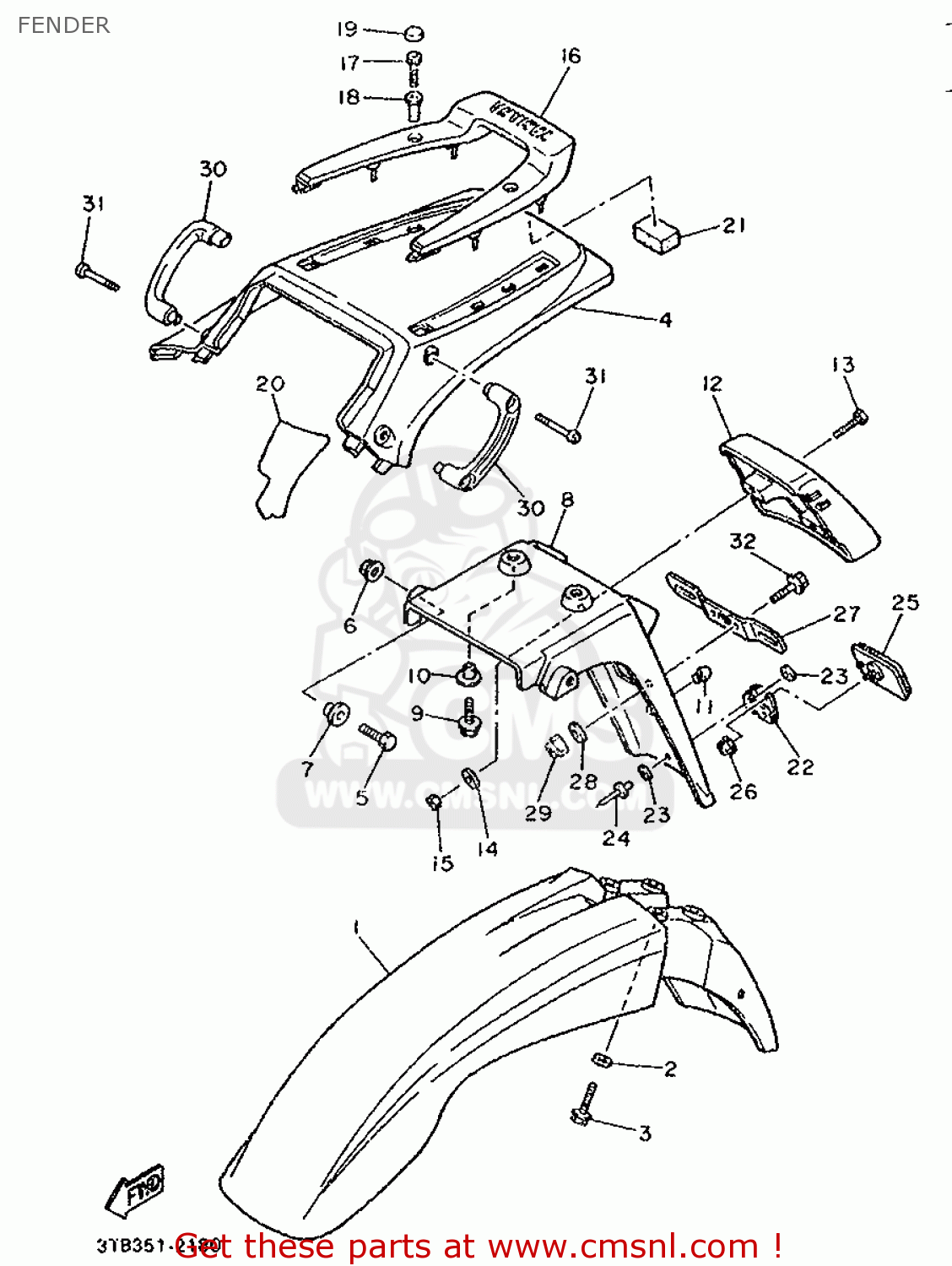 3RW2151180: Fender, Front Yamaha - buy the 3RW-21511-80 at CMSNL