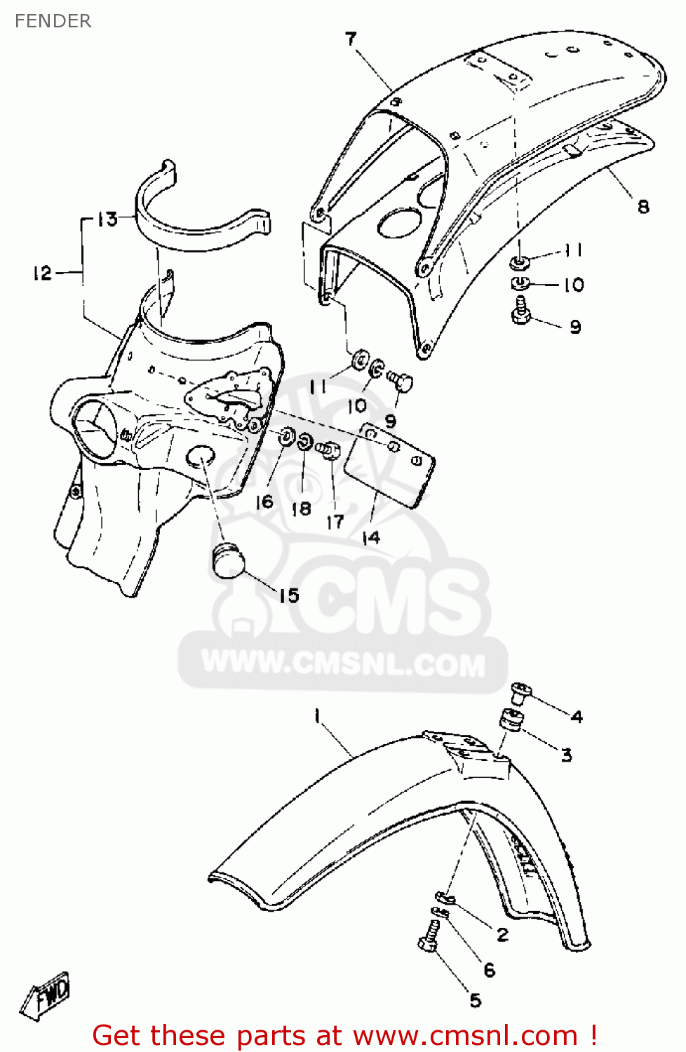 3J42151100: Fender, Front Yamaha - buy the 3J4-21511-00 at CMSNL