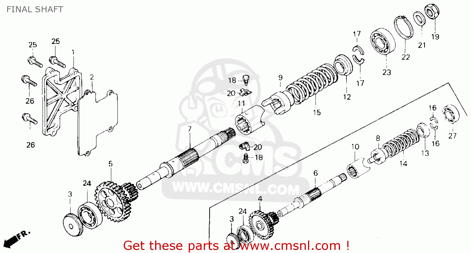 23722ML8600 Cam Damper Honda buy the 23722ML8600 at CMSNL