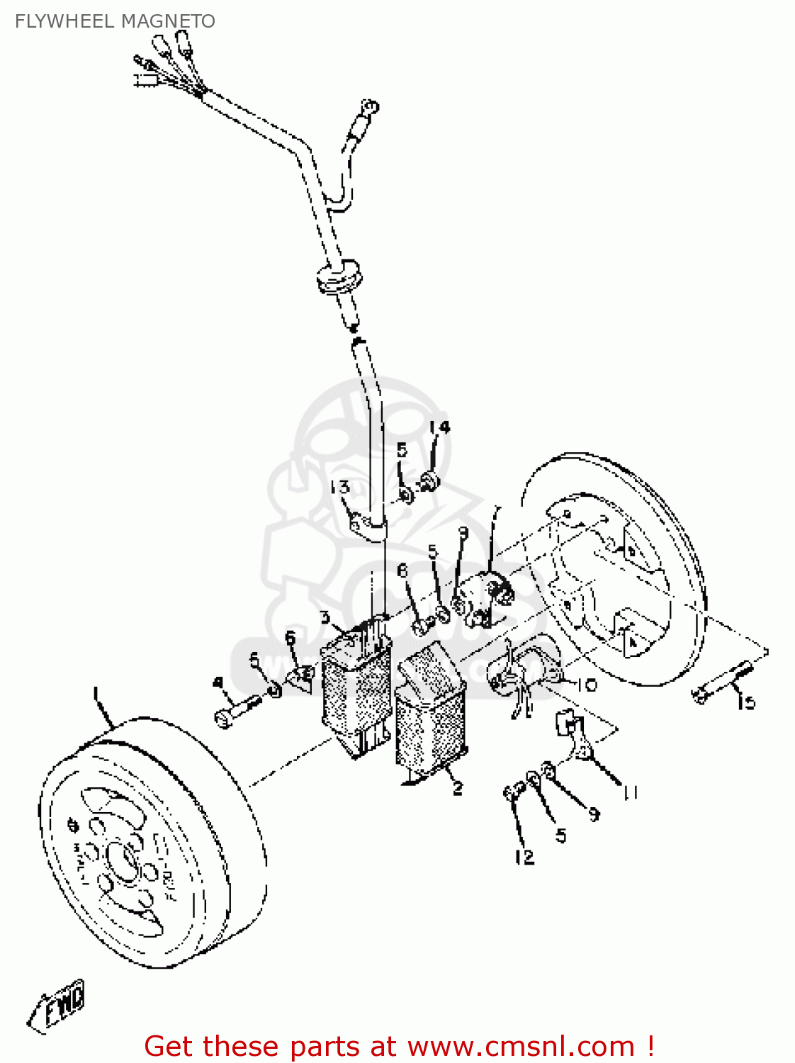 2488130010 Flywheel Assembly Iso Yamaha buy the 2488130010