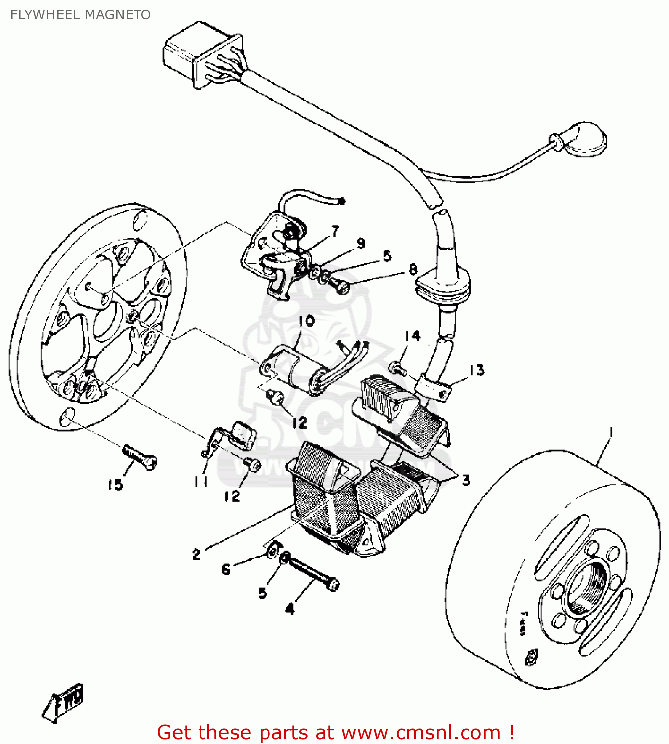 Yamaha Condenser Hitachi Ignitions 207 81326 10 00