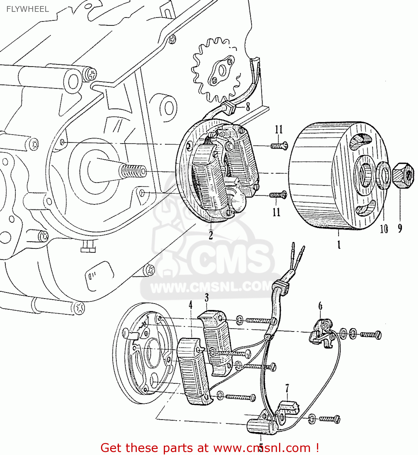 31100027000 Flywheel A.c. Generator Honda buy the 31100027000 at CMSNL