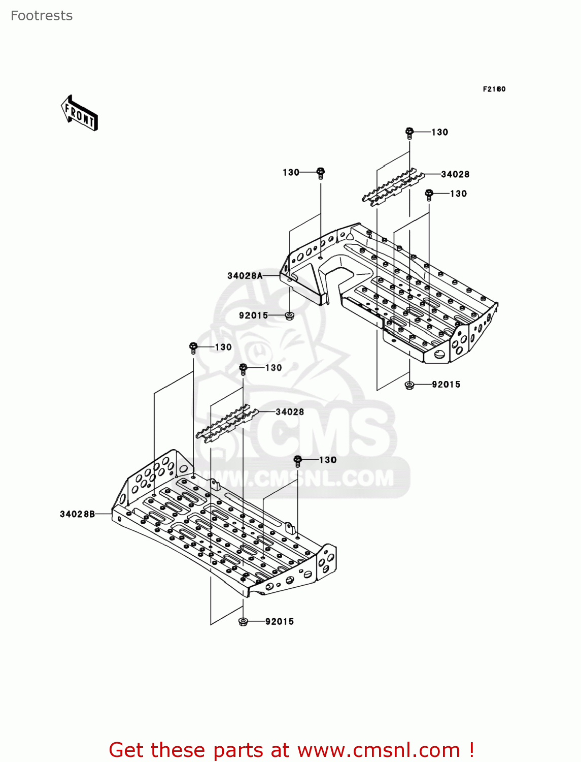 34028152110: Step,lh,black Kawasaki - buy the 34028-1521-10 at CMSNL