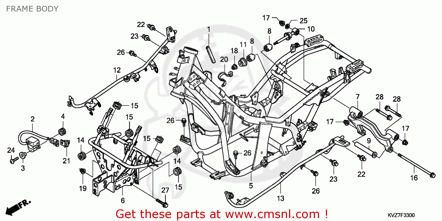 50380KVZ630 Rod Comp,tension Honda buy the 50380KVZ630 at CMSNL