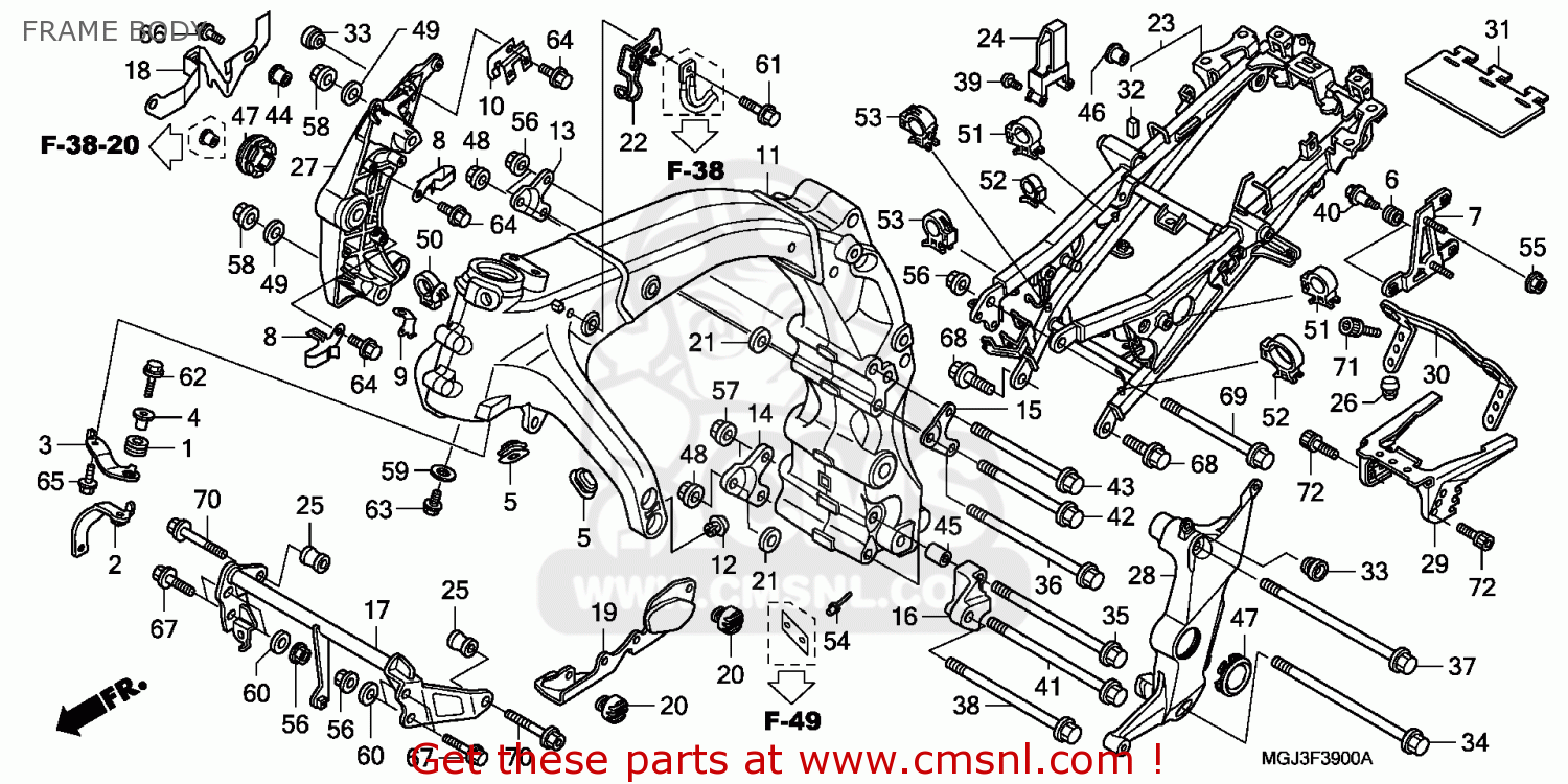 Honda PLATE COMP,BALANC 50152MGJD00