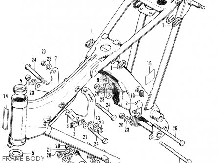 50100324600B: Body,frame Honda - buy the 50100-324-600B at CMSNL